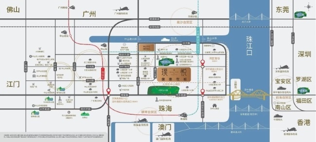 健康花城璞悦位置图